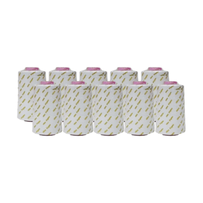 Hilo Kingtex 40/2 Para Costura Color Blanco Paquete De 10 Hilos