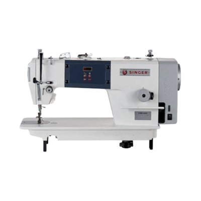 Máquina De Coser Industrial Recta Electrónica Singer 114g Color Blanco